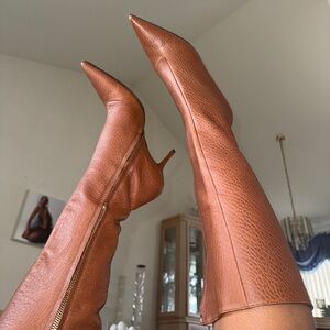 Brown Dolce & Gabbana Boot Heels